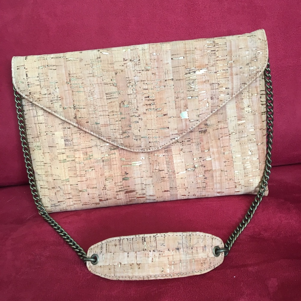 J Crew cork shoulder bag **New with tags**